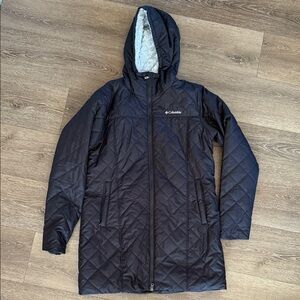 Columbia black Quilted Hooded Jacket
